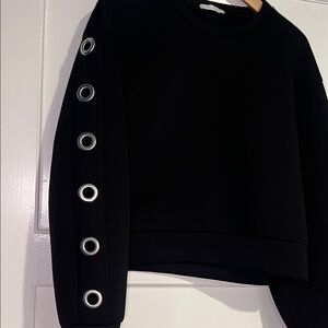 Zara Black Neoprene Top